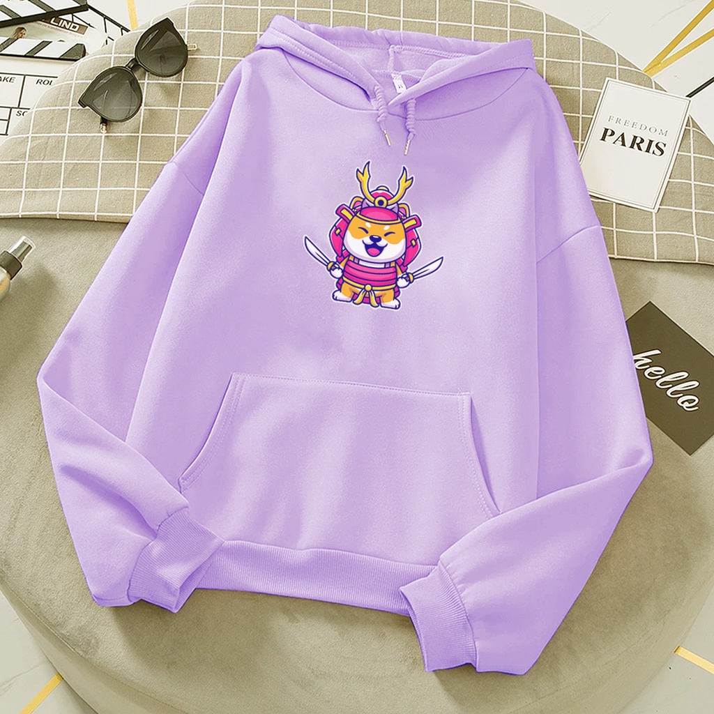 Sweater anak hoodie laki laki SHIBA SAMURAI baju jaket anak cowok cewek anime