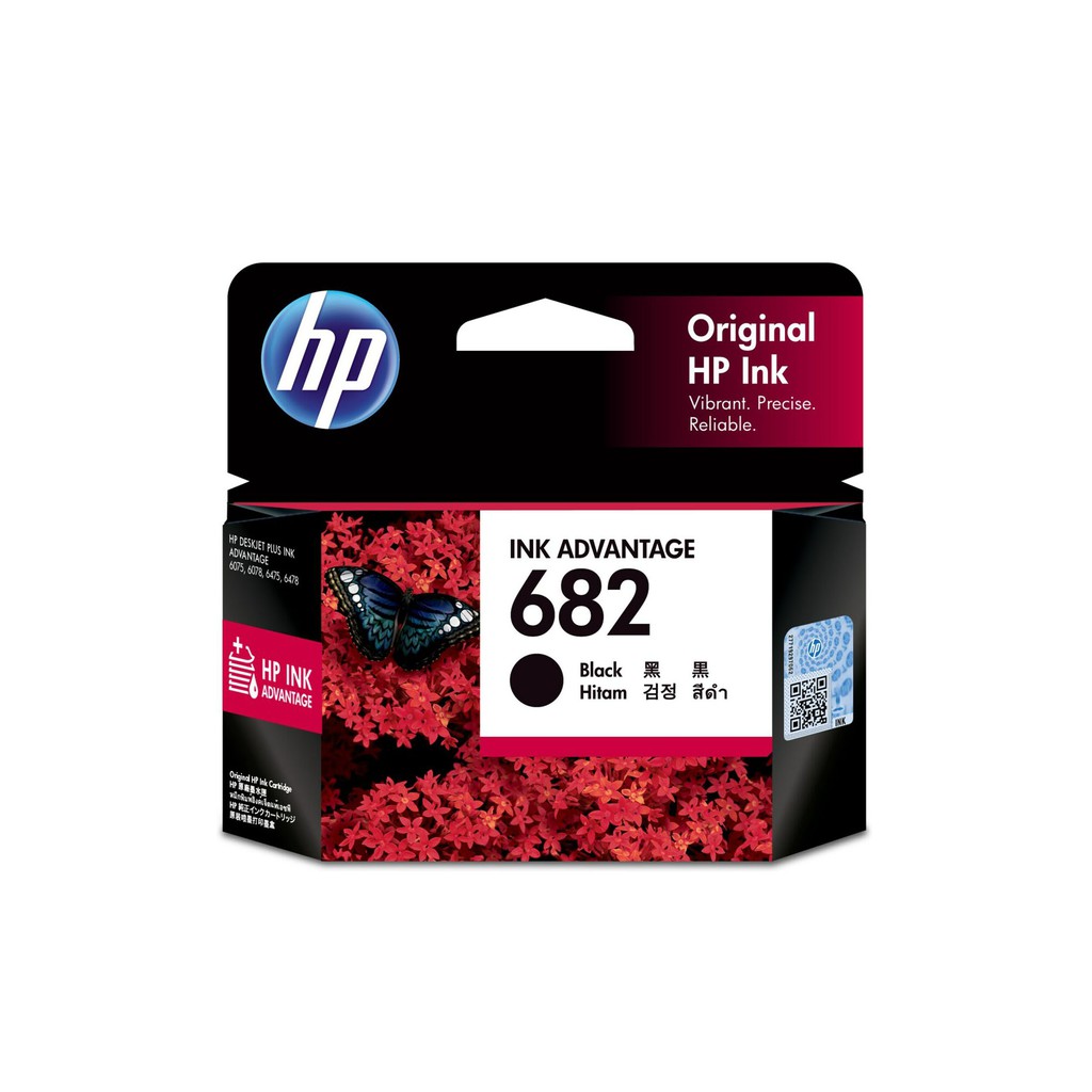 TINTA HP 682 BLACK HP682 B ORIGINAL