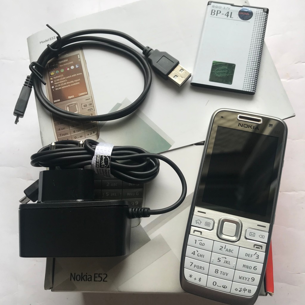 Nokia E52 White Aluminium