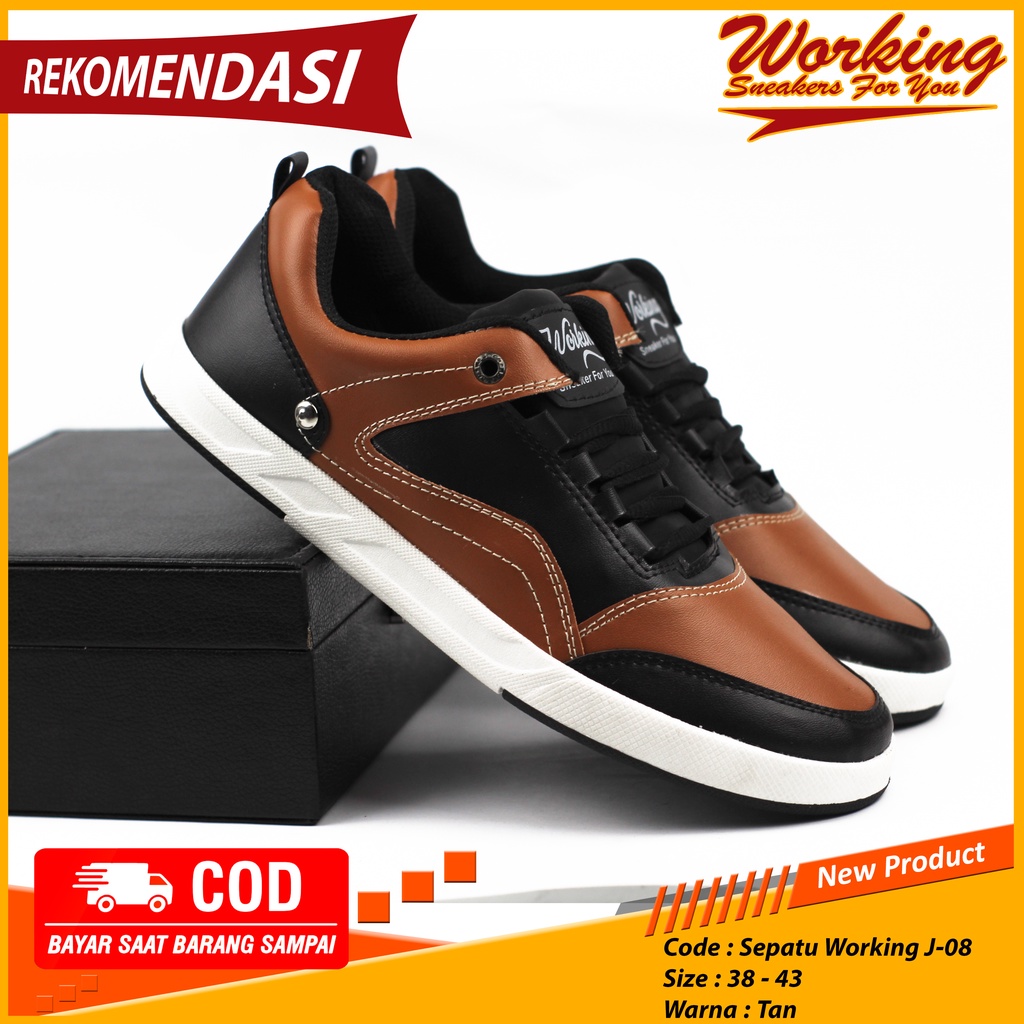 Sepatu Kasual Pria J-08 Original