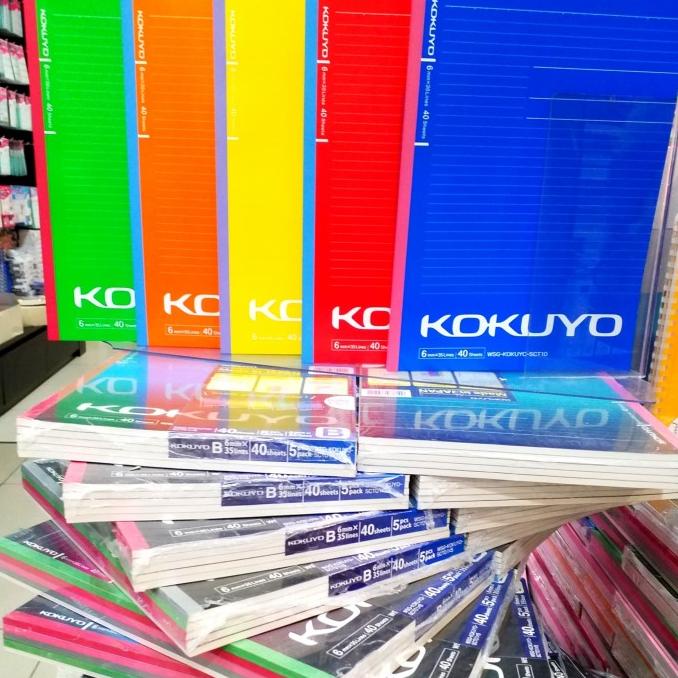 

[[COD]] Kokuyo Notebook B5 Set Mixed Color 5pcs. DISKON Kode 1230