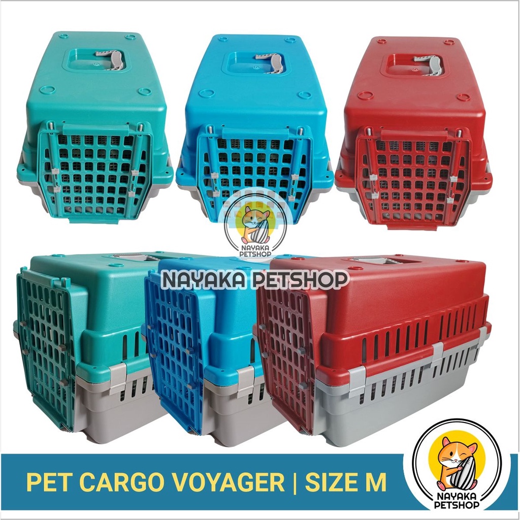 Size M Pet Cargo Kucing Murah Voyager Carrier Travel Kelinci Kennel Musang