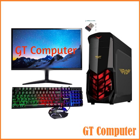 PC lengkap core I5 /VGA 2GB/SSD 120GB/HDD 500/MONITOR 19INCH