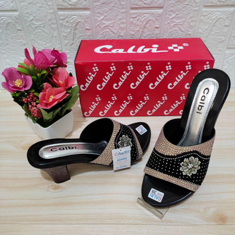 Heels Calbi | Sandal Heels Party | Tinggi Heels 7cm-3