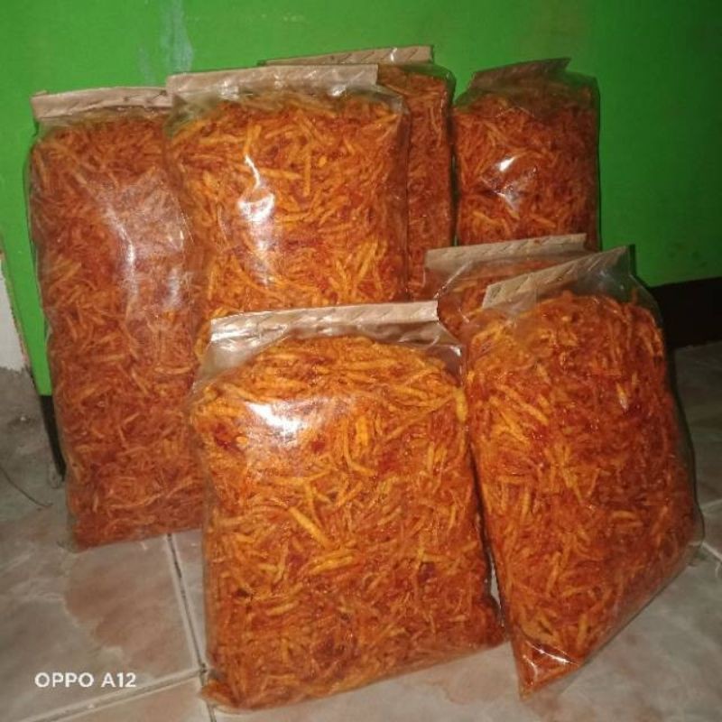 

Kentang Mustofa Kriuk 100 gram / Kering Kentang Murah