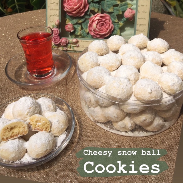 

Cheesy snow ball / putri salju keju