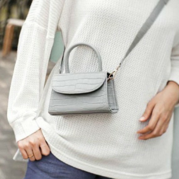(COD)4.4 MIZU CROCO HANDLE + SELEMPANG BAG Tas Selempang Wanita SHOULDER BAG MIZU