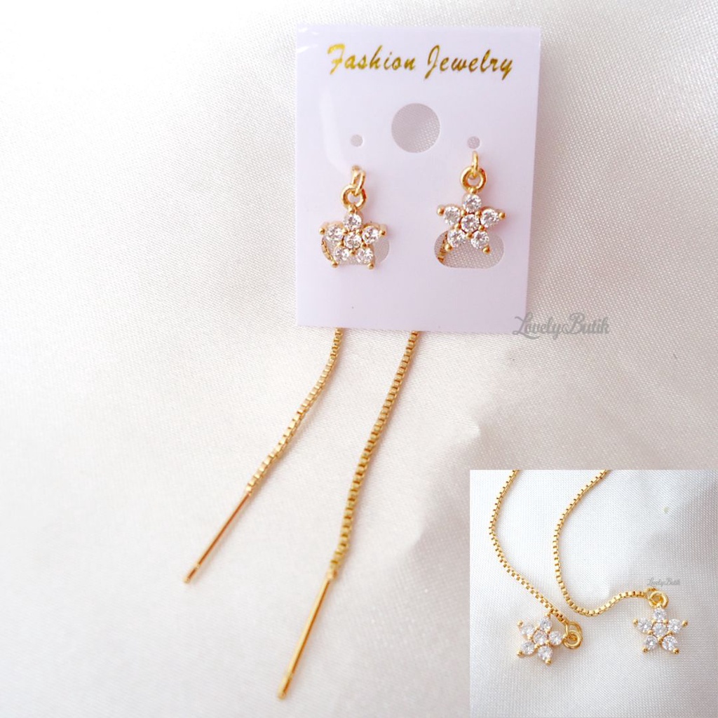 Promo Lovelybutik Gelang Kaki Xuping Wanita Dewasa Berhadiah Anting Serut Korea M4rini Gelang Fashion Korean Style Import