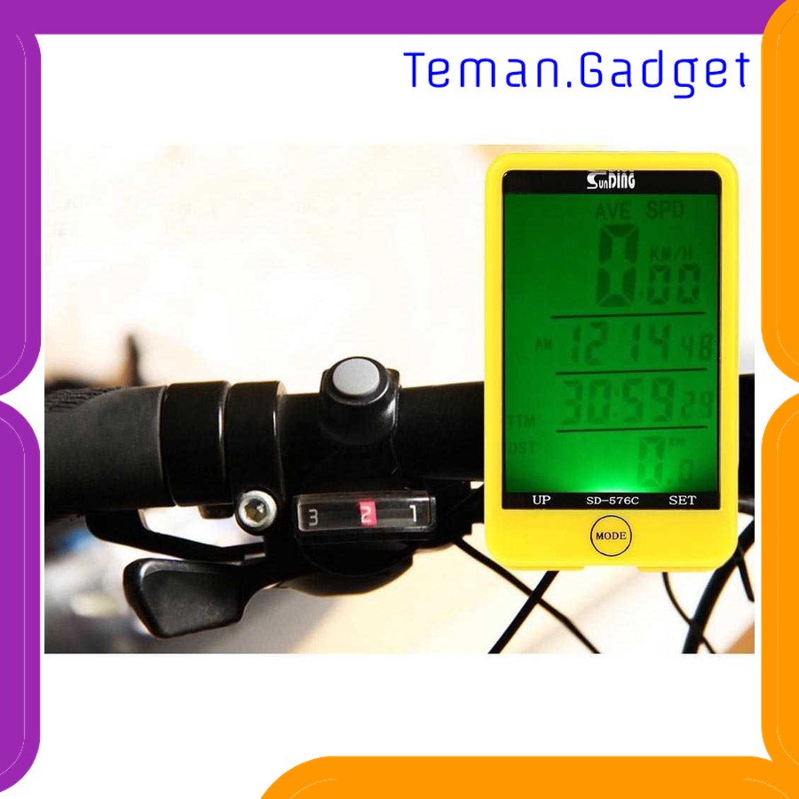 TG-IB276 SUNDING ODOMETER SPEEDOMETER WIRELESS MONITOR SEPEDA - SD-576C