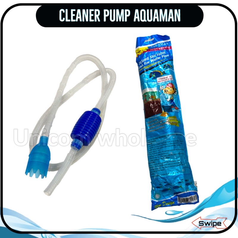 CLEANER PUMP SIPON SHIPON KOTORAN PENYEDOT AIR AQUARIUM AQUASCAPE AQUAMAN