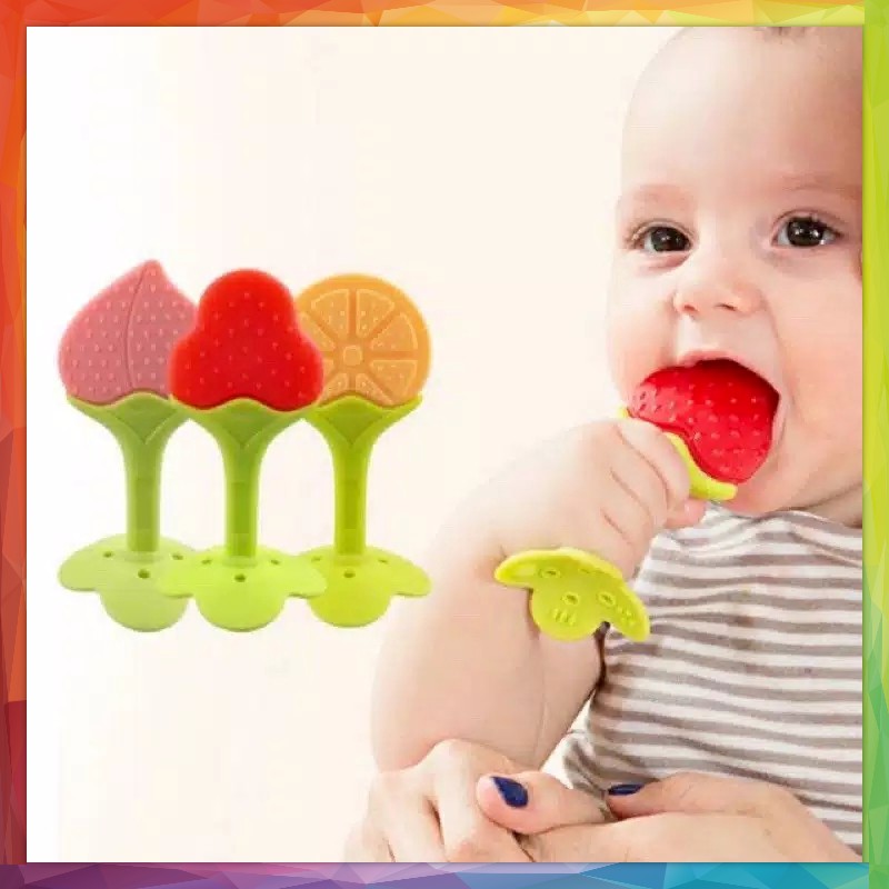 Gigitan Bayi Buah / Teether bayi BPA free silikon