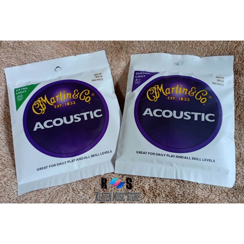 Senar Gitar Martin/Senar Gitar Akustik Martin import uk 010&011
