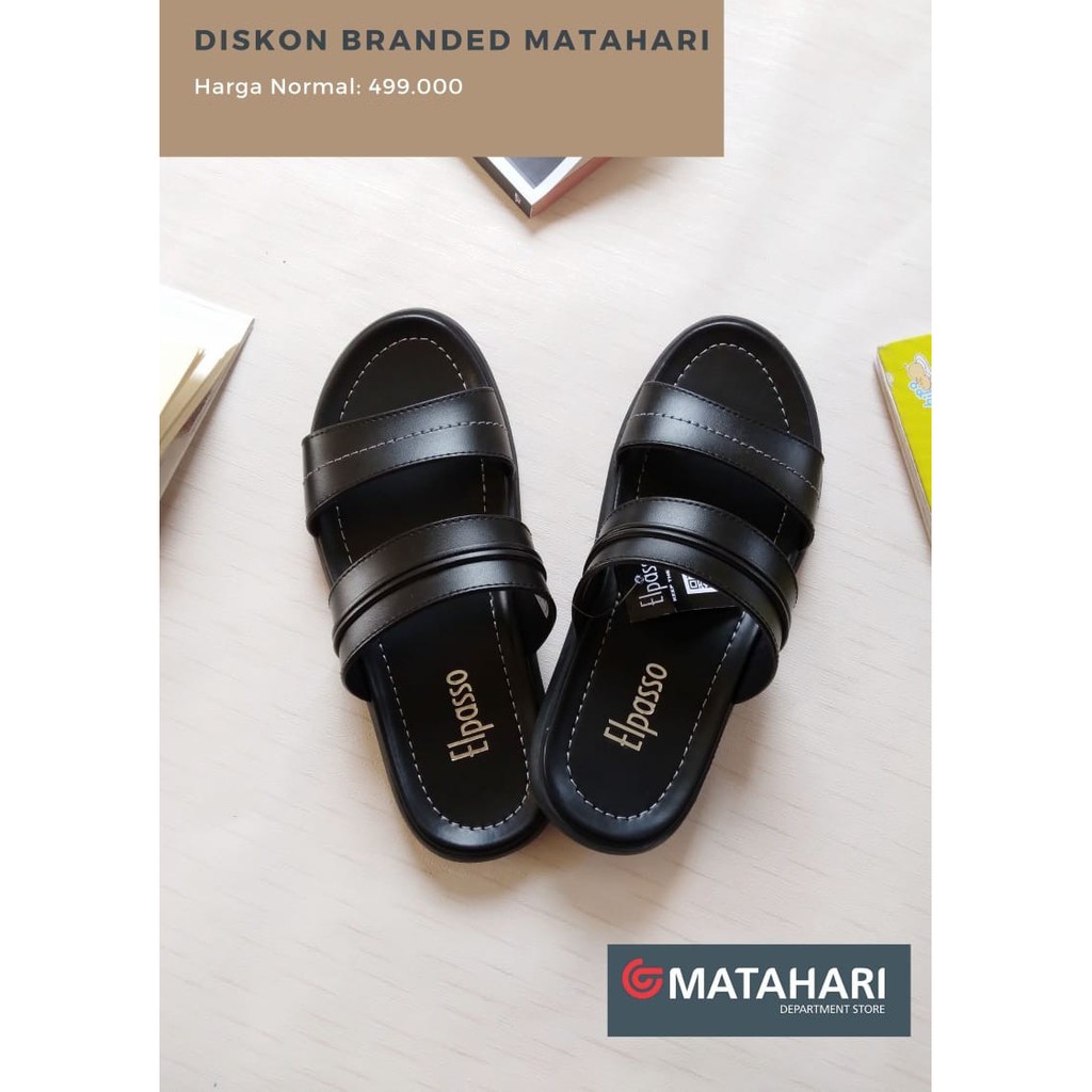 sandal pria casual kekinian terbaru SANDAL SLOP  BAN 2 PRIA ELPASSO