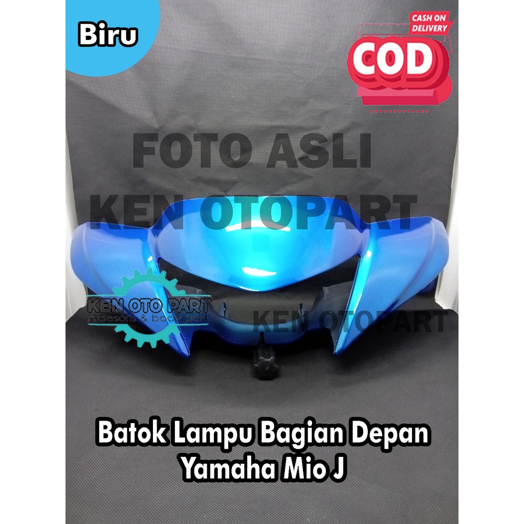 Batok Kepala Depan MIO J Biru / Cover Batok Bagian Depan MIO J