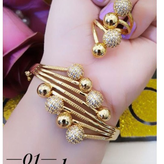 Xuping Set Gelang dan Cincin Wanita G262