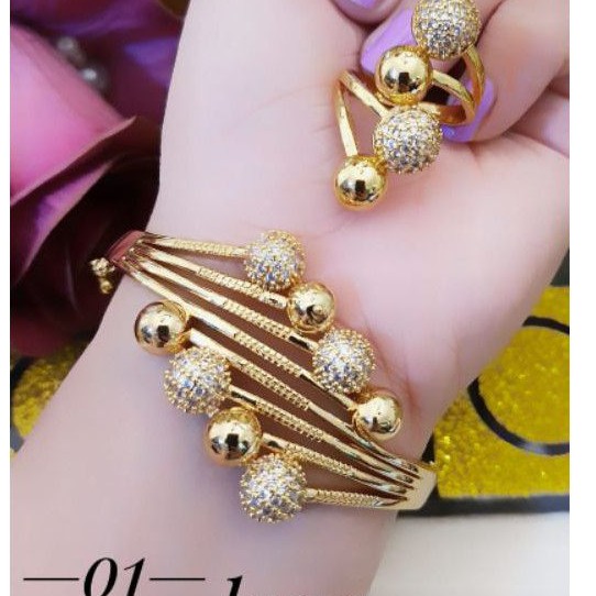 Xuping Set Gelang dan Cincin Wanita G262