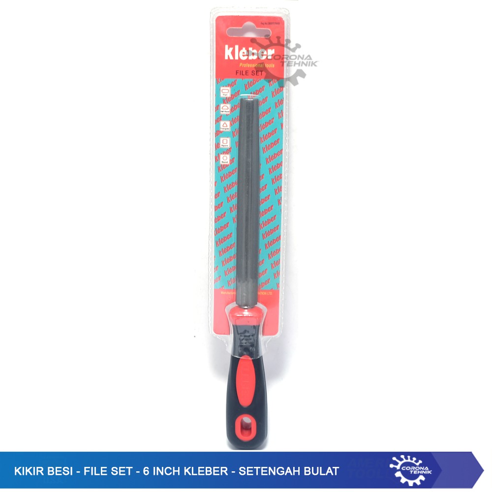 

Kikir Besi - File Set - 6 Inch Kleber - Setengan Bulat - LYK 100-256