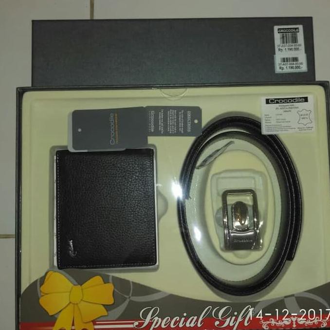 

Gift Box Branded Crocodile Original Souvenir Hadiah Kado Pria Istimewa Bengiweti