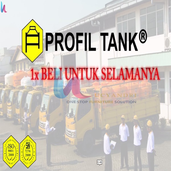 Tangki Air Stainless PS 550 D Profil Tank / Toren Air / Tandon Air