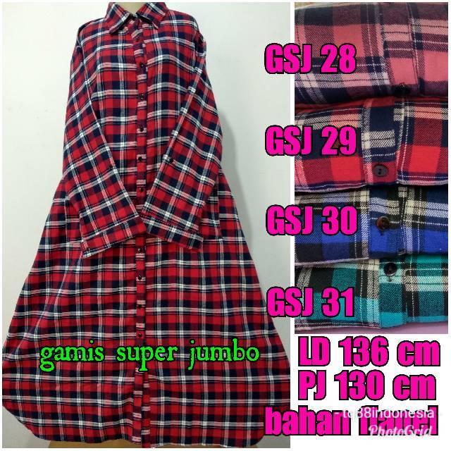 Gamis flanel super jumbo/gamis flanel jumbo/gamis jumbo/long dres jumbo/gamis kotak jumbo/maxi jumbo