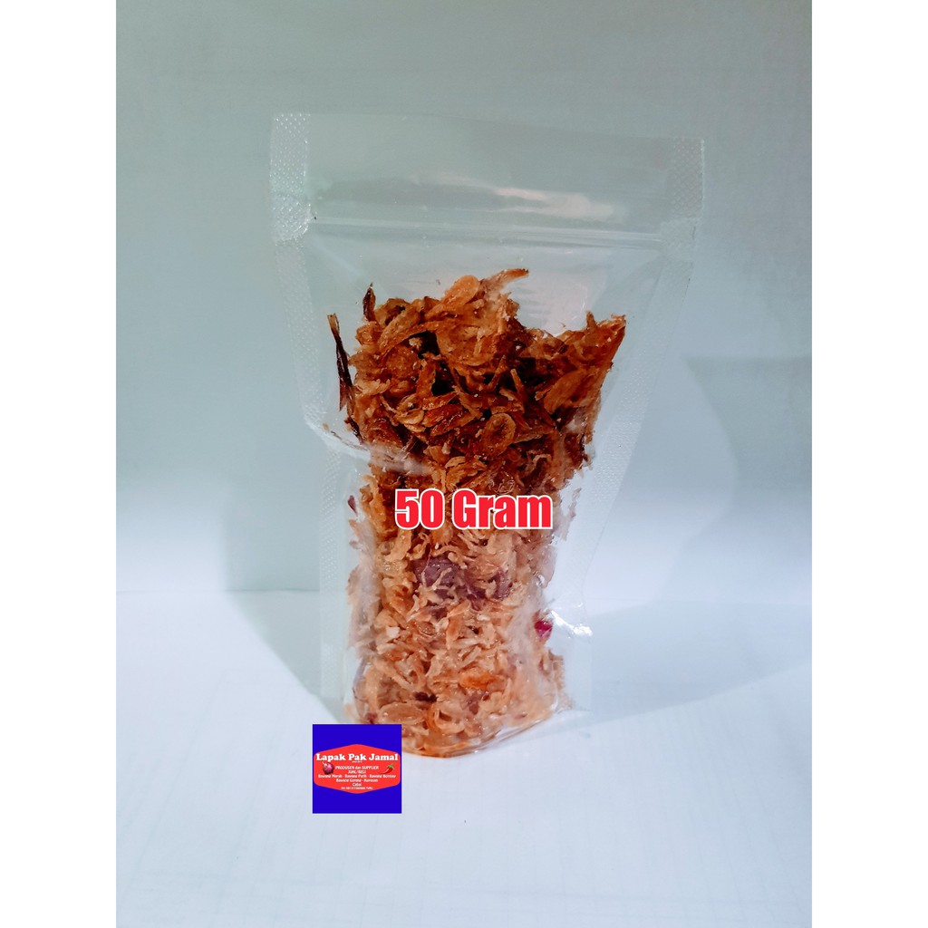 

Bawang GORENG - 50 Gram - Lapak Pak Jamal (LPJ)