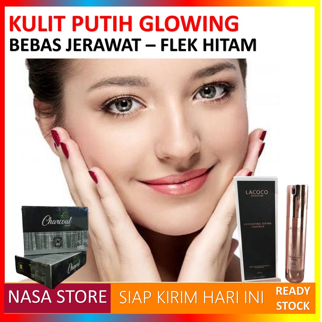 Cream Penghilang Flek dan Noda Hitam / Cream Pencerah Wajah Lacoco Hydrating Divine Essence NASA