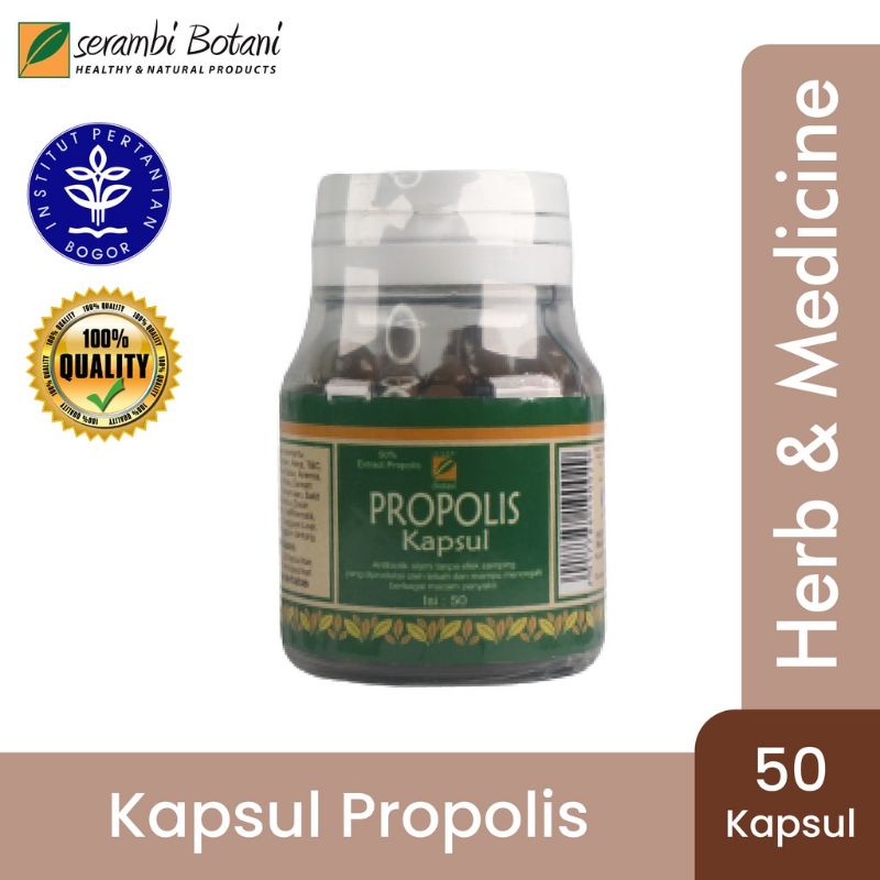 Kapsul Propolis Antibiotik Serambi Botani