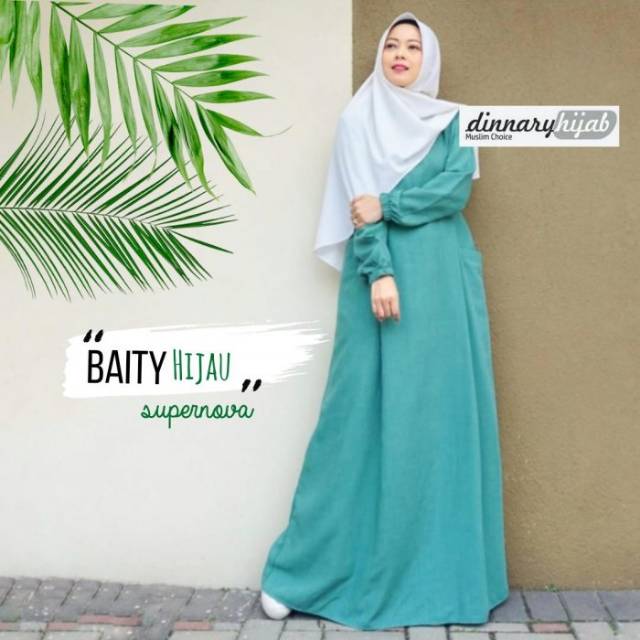 GAMIS BAITY DINNARY HIJAB II BAHAN SUPERNOVA