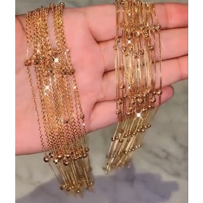 kalung jedar bola 16k panjang 41cm