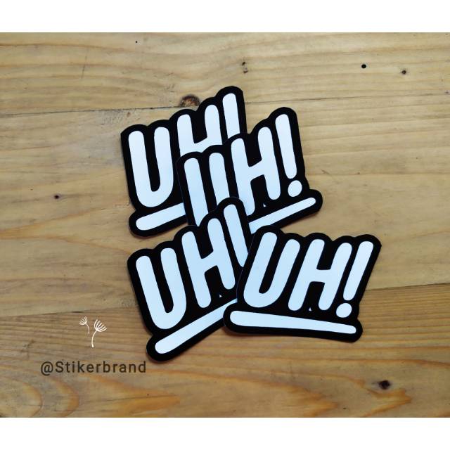  Stiker  brand stiker  distro  UH bahan  graftac anti air 