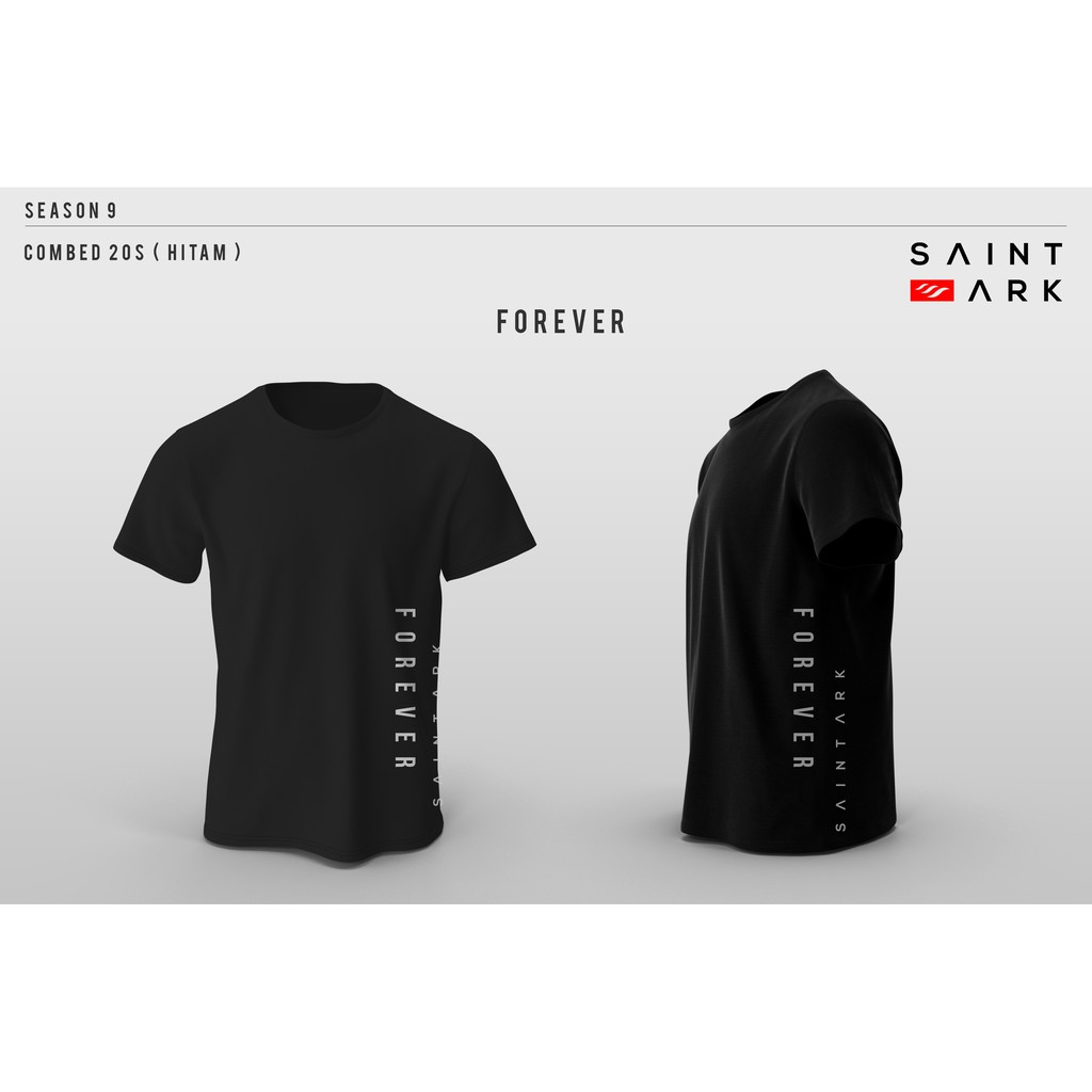 kaos saint ark original pria/cowok trend 2021 season 0903 hitam