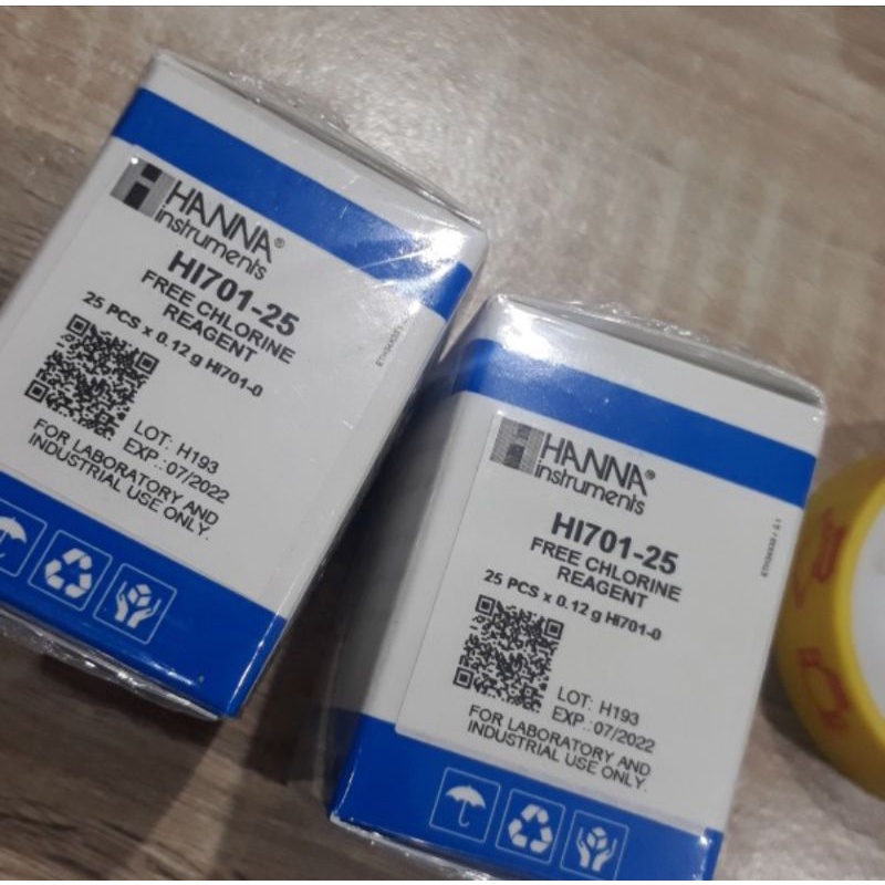 Hanna Hi701-25 Reagents for hi701 Free Chlorine Pocket checker