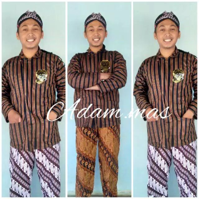 Celana Batik Solo Celana Pasangan Surjan Celana Batik Adat Jawa celana batik pasangan Surjan lurik