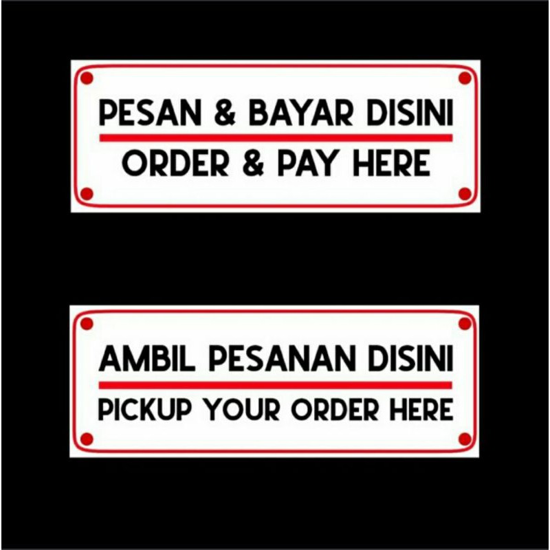 

STIKER VINYL PESAN DAN BAYAR DISINI 30x10cm