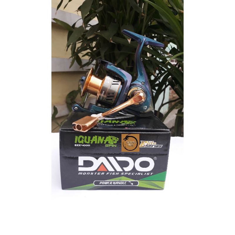 Rell Pancing Daido Iguana 4000 Power Handle Reel Rel Ril Rill Pancing Katrol Kerekan Pancing Murah