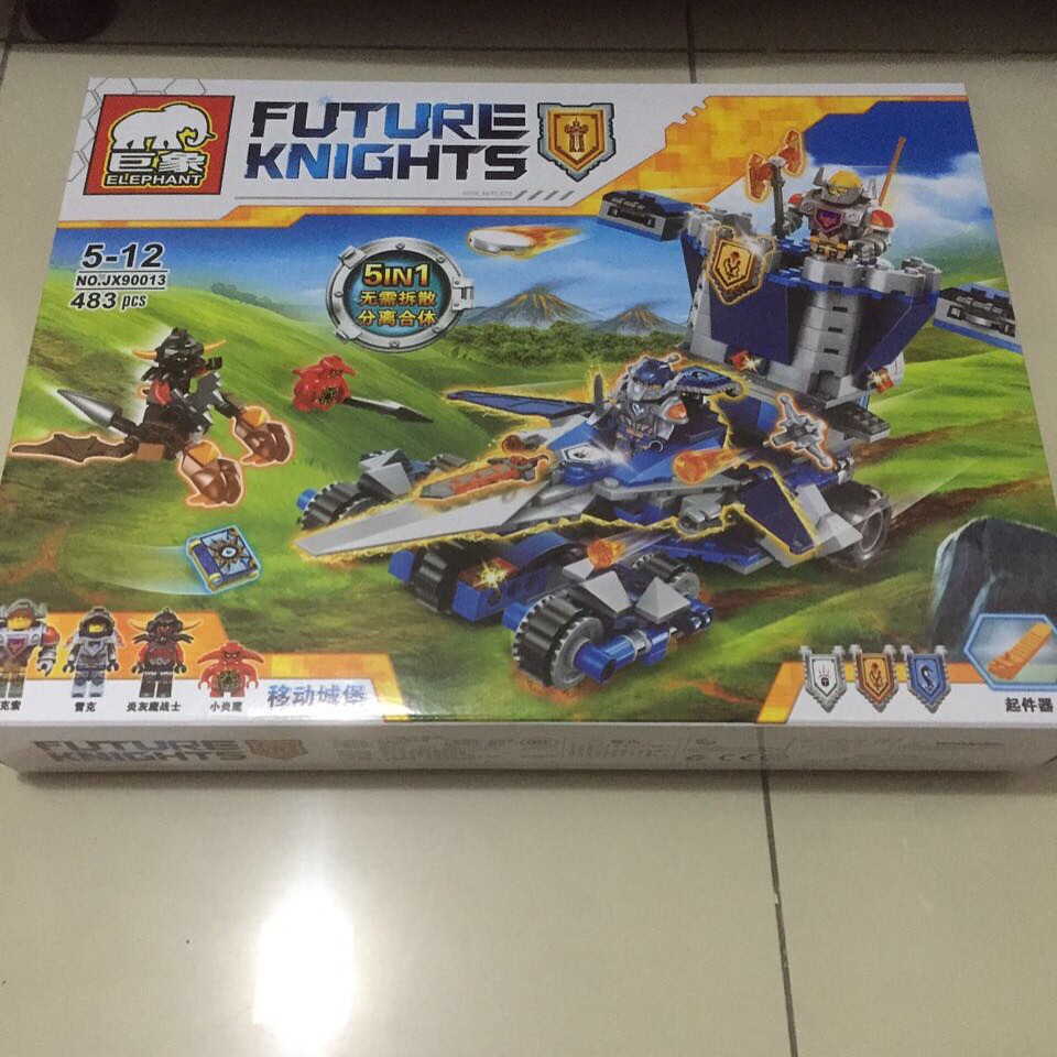 Lego Kw Nexo Knights Clay's Rumble Blade 5 in 1 Elephant JX 90013