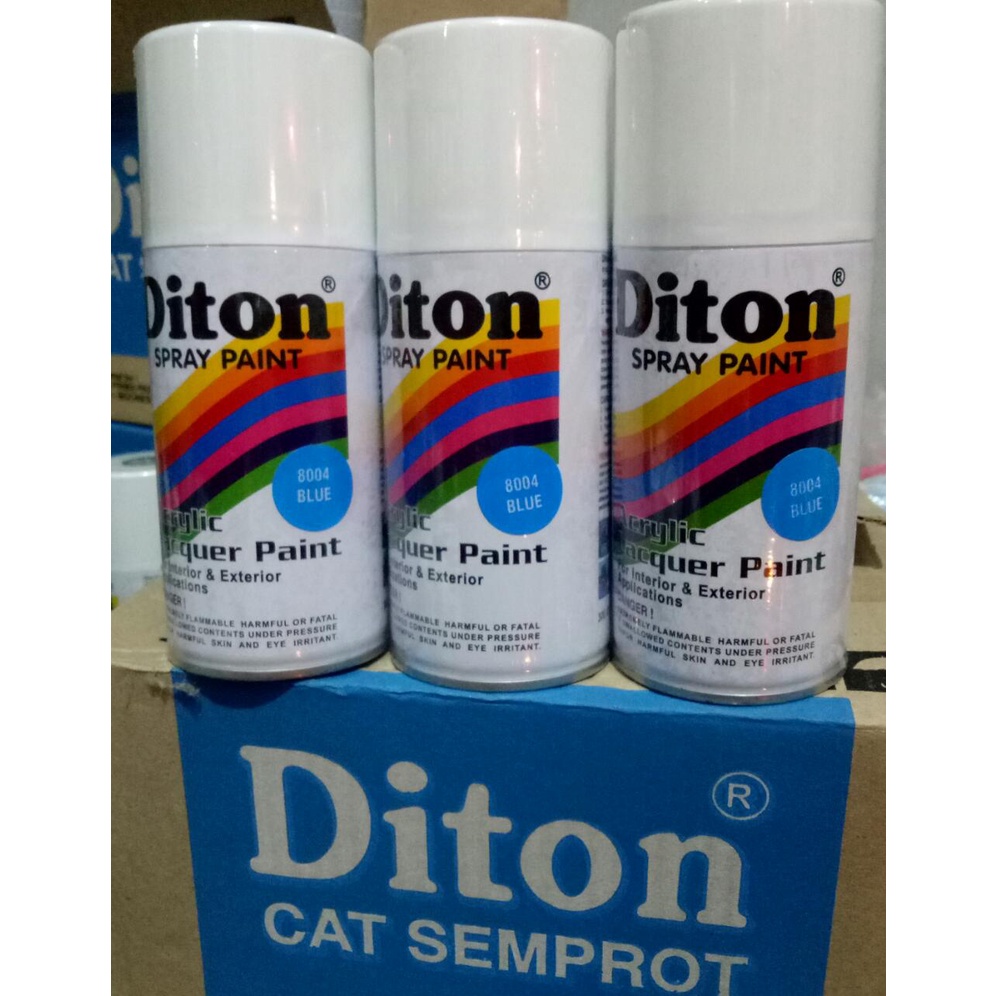 cat semprot pilok pilox diton stabilo blue 8004 300cc stabilo biru 8004 300cc