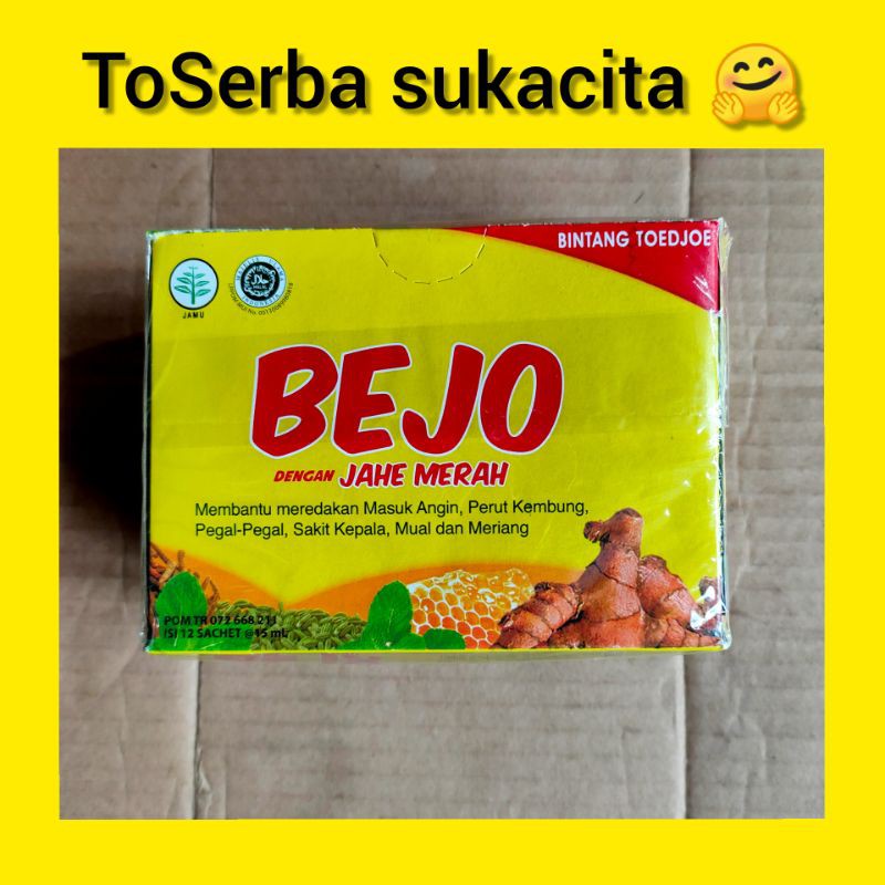 

BEJO JAHE MERAH isi 12 sachet