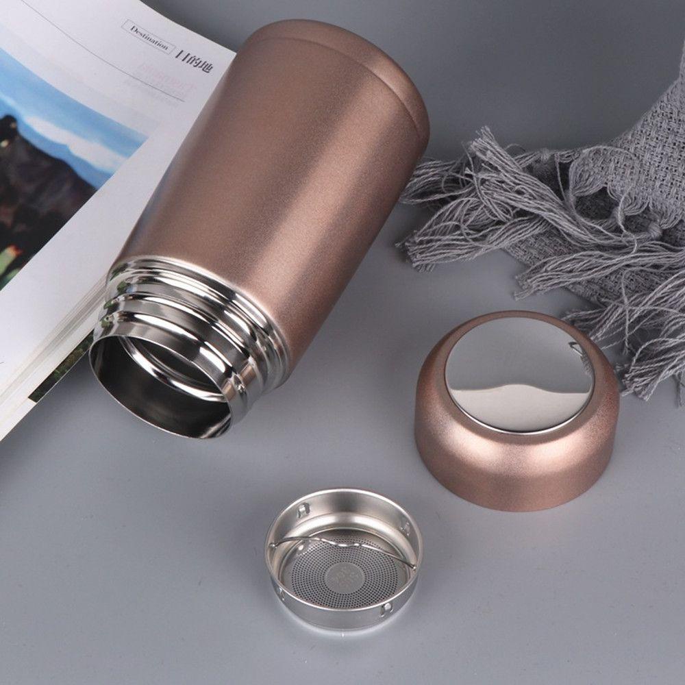 Solighter 350ML Mug Kopi Hadiah Botol Air Portable Stainless Steel