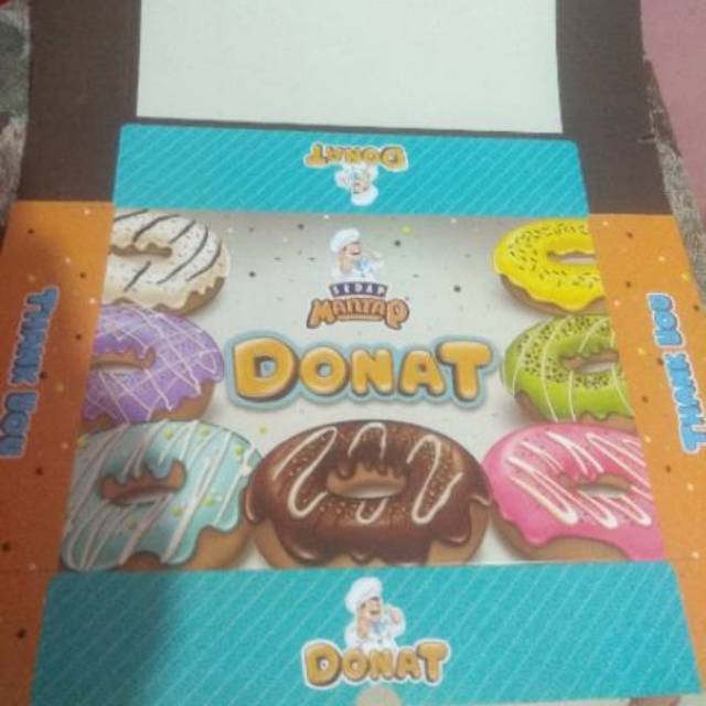 

Dus box kemasan kotak tempat donut roti Snack kue pizza 1