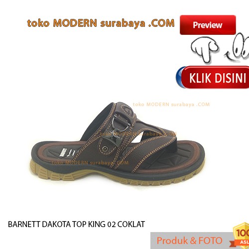 BARNETT DAKOTA TOP KING 02 COKLAT sandal pria sandal jepiit