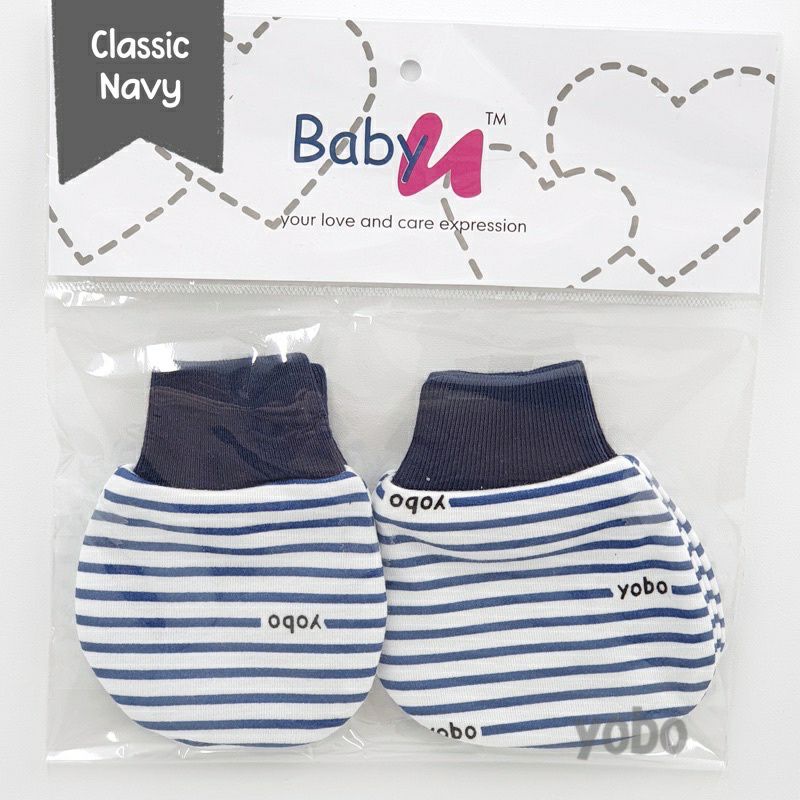 YOBO Socks &amp; Mittens Set / sarung tangan / kaki bayi / Stk bayi