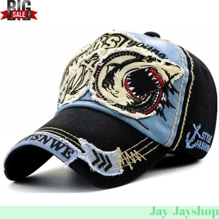 Topi Baseball Cap Snapback Motif Bordir PROMO