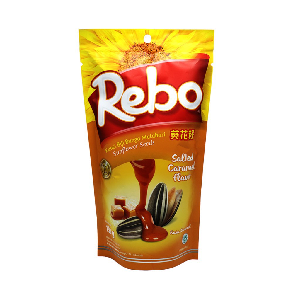 

Kuaci Rebo Salted Caramel Flavor / Rasa Karamel 150 gram