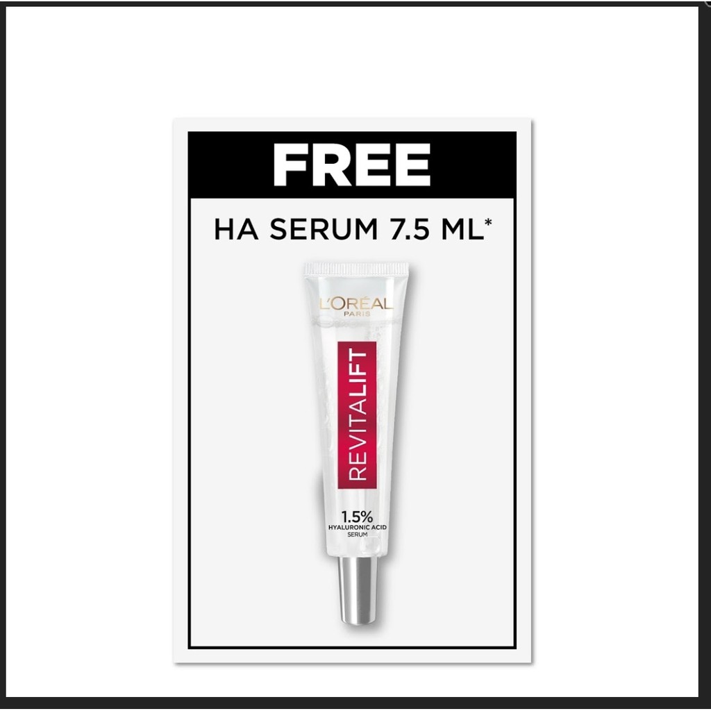 gift L'Oreal Paris Revitalift 1.5% Hyaluronic Acid Serum BPOM