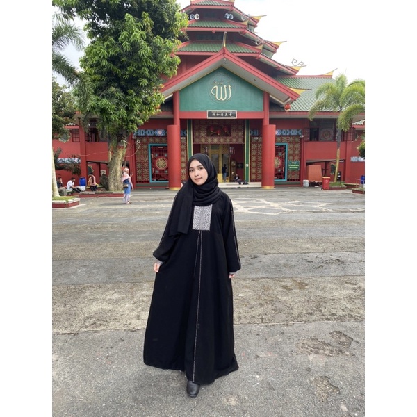 ABAYA SHANIA SILVER | SYARIFAH ELVA