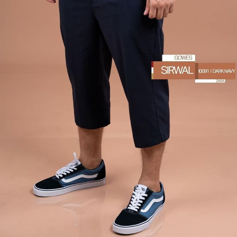 Samase Celana Sirwal Gowes 7/8 I009 Warna Dark Navy Size  M dan XL