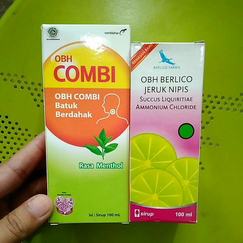 OBH COMBI BERLICO (Obat Batuk Berdahak) Sirup 100 mL