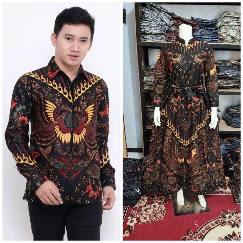 Maura Couple (COD) - Sania Ruffle Batik Couple ori Ndoro jowi DNT Garansi Termurah Shopee