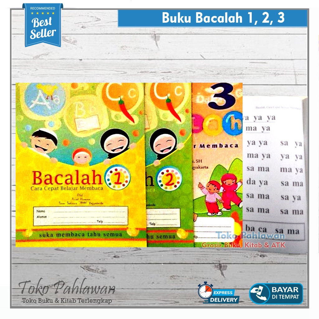 Paket Lengkap Buku Bacalah Cara Cepat Belajar Membaca Buku Untuk Anak TK